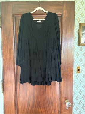 urban outfitters lace bodycon dress | Dresses | Urban Outfitters Black Long Sleeve Stretch Size Large Fitted Maxi dress